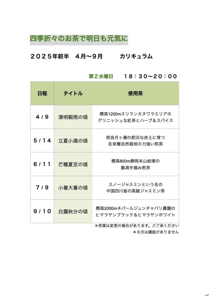 2025年度前期